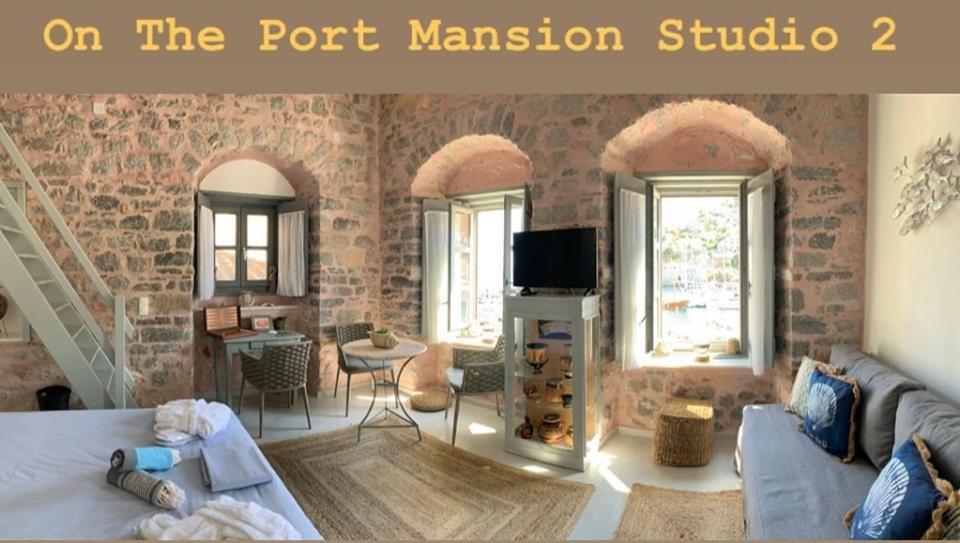 On The Port Mansion Studio 2 Hydra Eksteriør billede